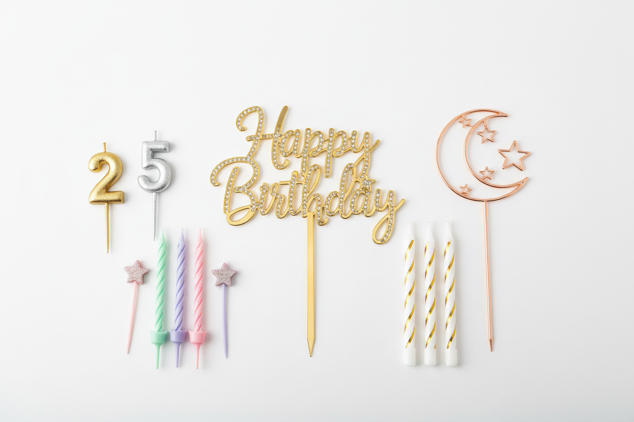 Cake Topper & Kerzen