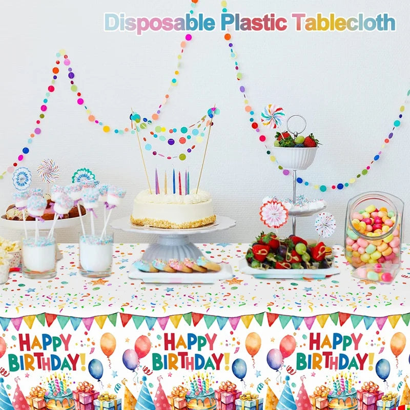 10/20/50pcs Birthday Party Candy Gift Bags Birthday Balloons Hand Bags Happy Birthday Party Decorations Kids Adults Favors Gifts