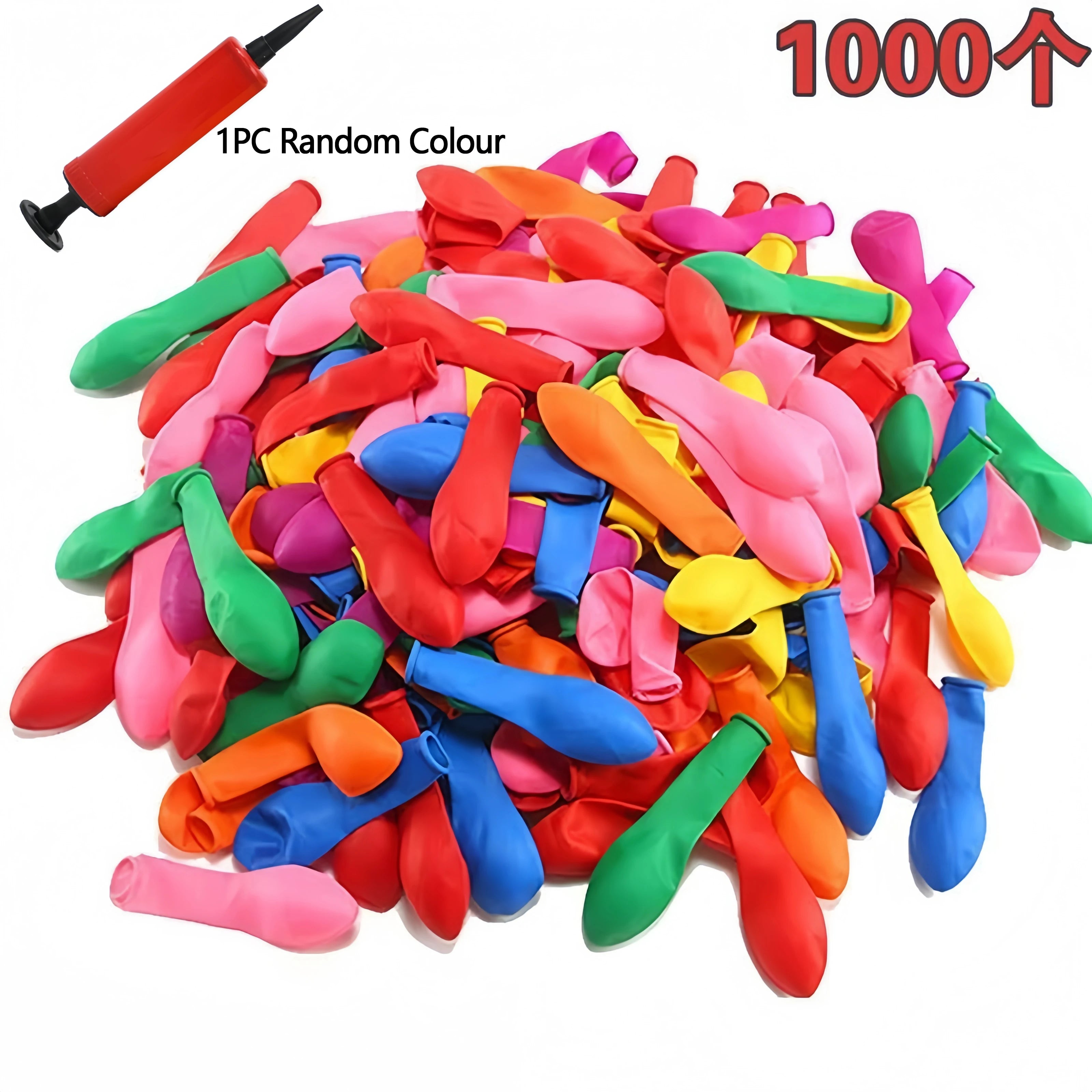 50/100pcs/500/1000 Balloons  Long / Round Balloon Kit with Pump Colored Festival Party Decorations Supplies DIY Birthday Wedding
