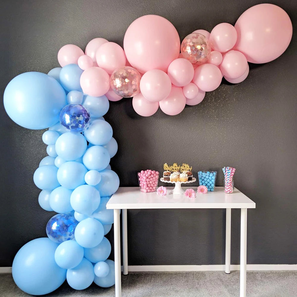 10/20/30/50pcs 10/12inch Blue Balloon Hot Pink Pastel Purple Balloons Baby Shower Globos Decor Birthday Party Wedding Decoration