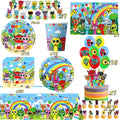 New Sprunki Birthday Party Decoration Balloons Set Kids Boys Favors Birthday Party Supplies IncredibES Tableware for Baby Shower