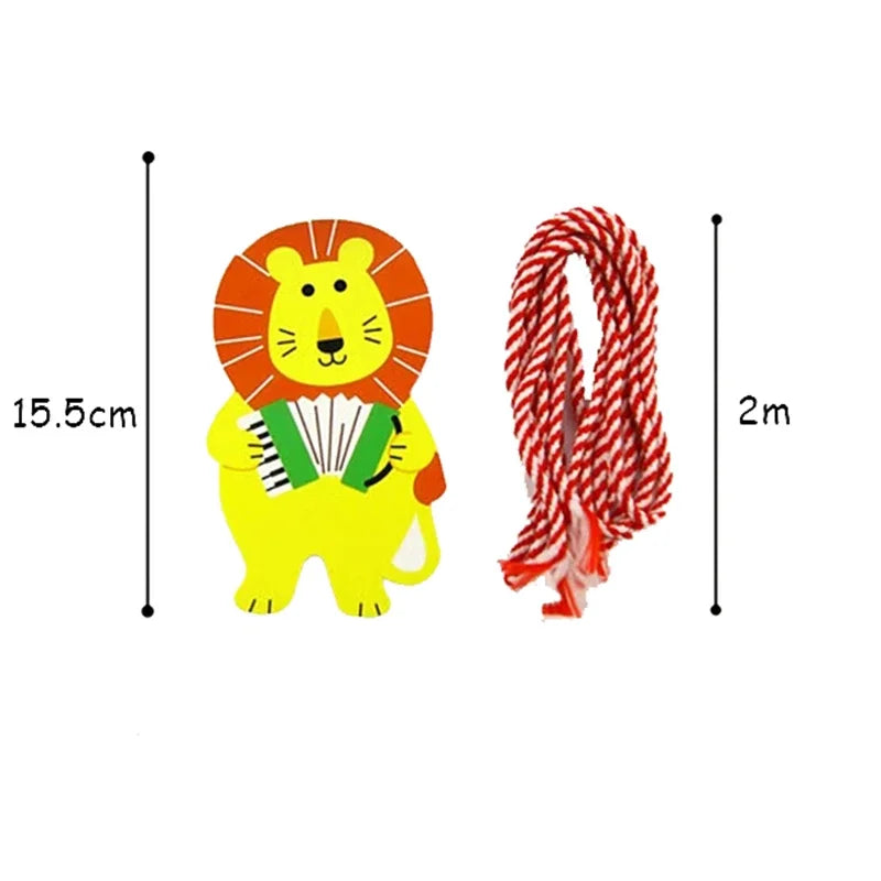Cartoon Bunting Birthday Banner for Children's Day and Bedroom Decoration, Hand in Hand, Animal, Forest, DIY, Event, Dress Up,2m