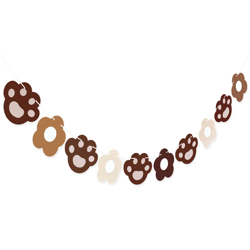 Teddybär Happy Birthday Banner Girlande – Wimpelkette für Kindergeburtstag | 5 Designs