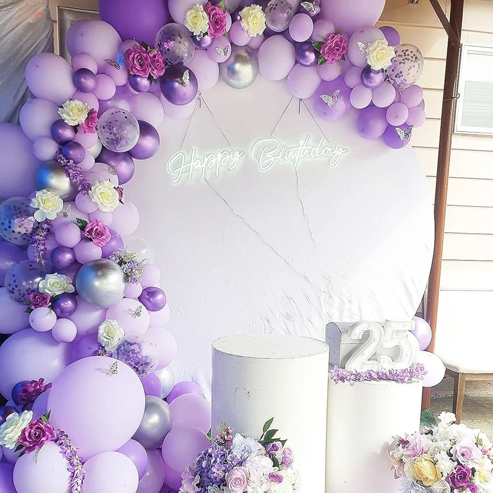 10/20/30/50pcs 10/12inch Blue Balloon Hot Pink Pastel Purple Balloons Baby Shower Globos Decor Birthday Party Wedding Decoration