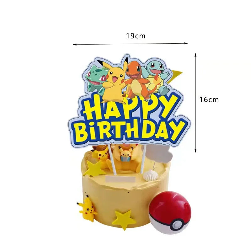 Pokemon Birthday Party Favors Birthday Party Gifts Bracelet sticker gift bag Key chaiSmall gifts for boys and girls gathering