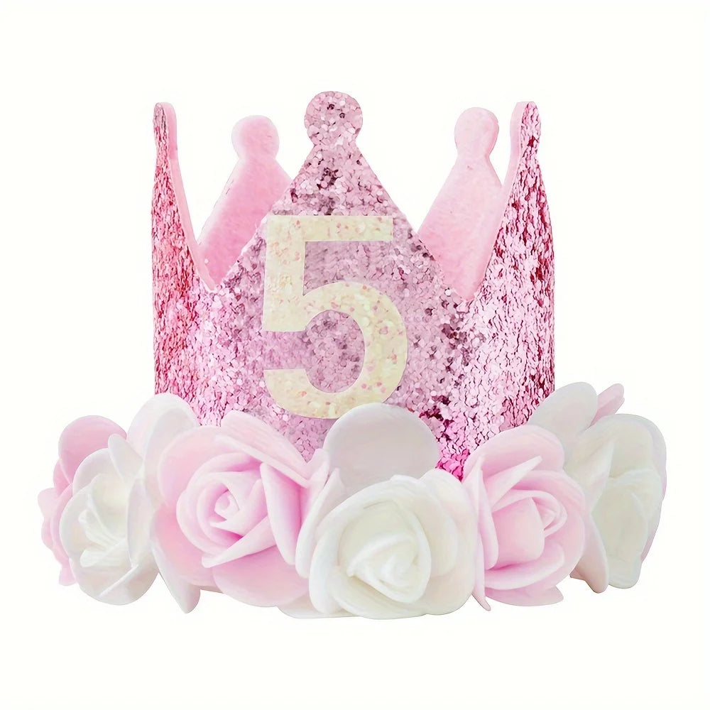Geburtstagskrone Baby aus Filz – DIY Stirnband für 1., 2. & 3. Geburtstag | Babyparty