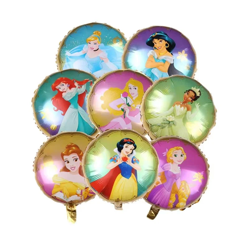 Princess Birthday Party Decorations Candy Gift Boxes Pink Princes Balloons Stickers Tableware Set Backdrop Party Favors Birthday