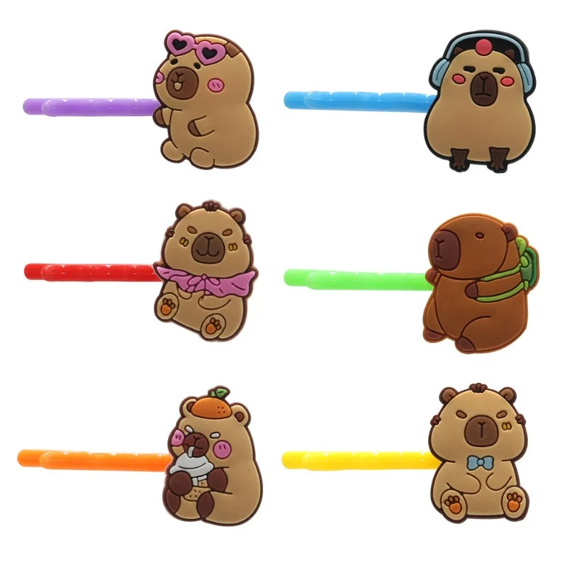 Capybara Birthday Party Decoration Happy Balloons Girl Tablecloth Tableware Surprises Cake Topper Accessories Banner Napkins Set