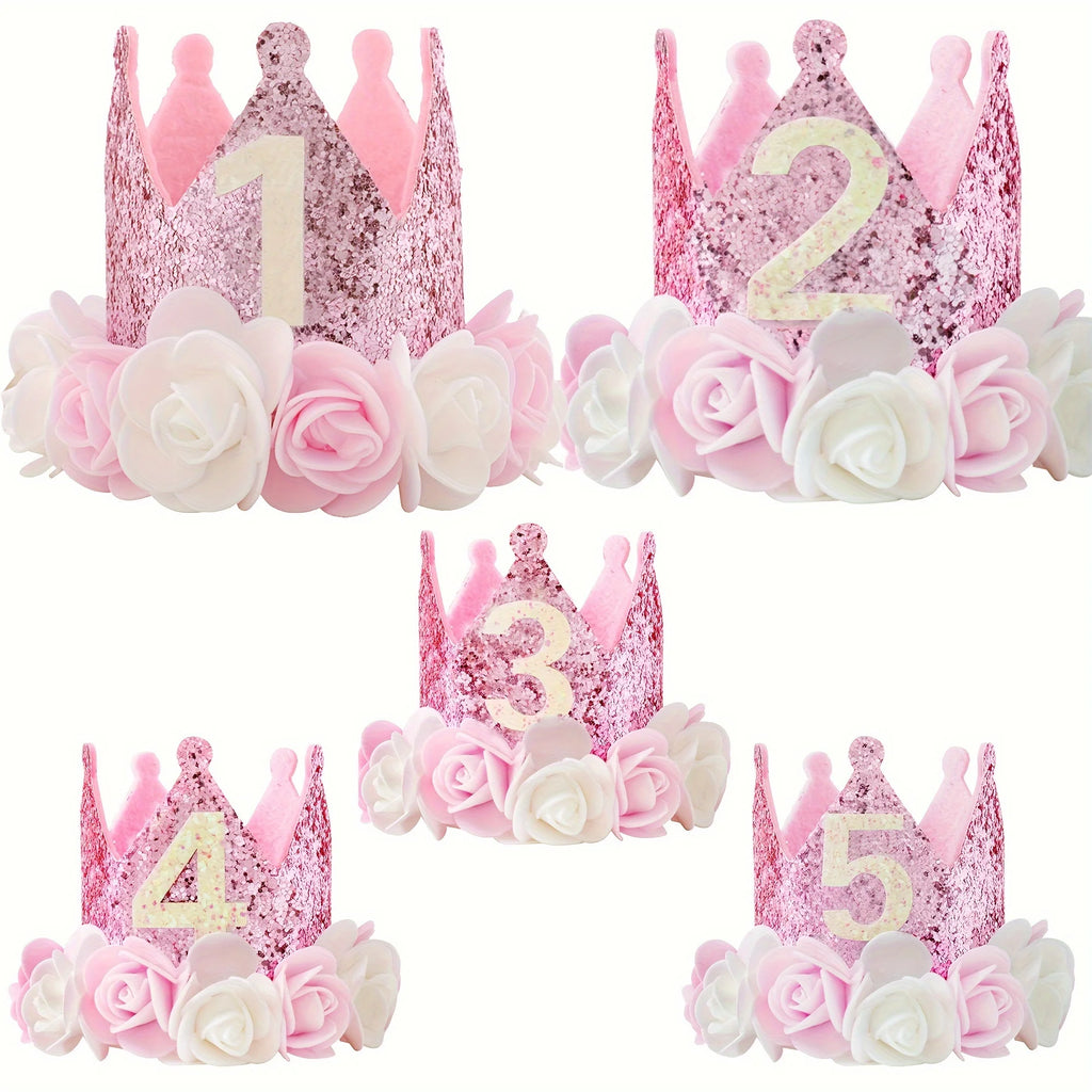 Geburtstagskrone Baby aus Filz – DIY Stirnband für 1., 2. & 3. Geburtstag | Babyparty