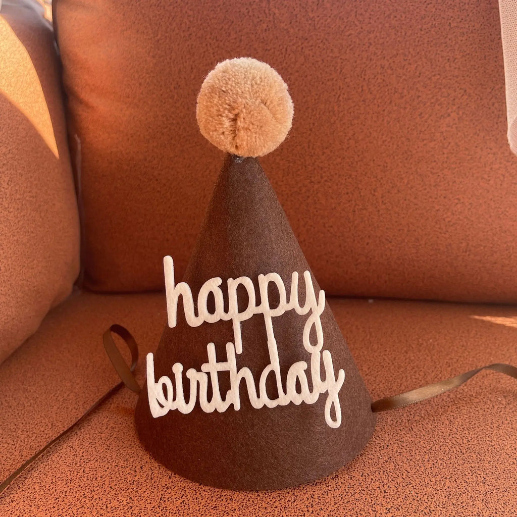 Birthday hat, Happy Birthday hat, 100th day, 1st birthday hat, children's party decoration, photo props，birthday gift
