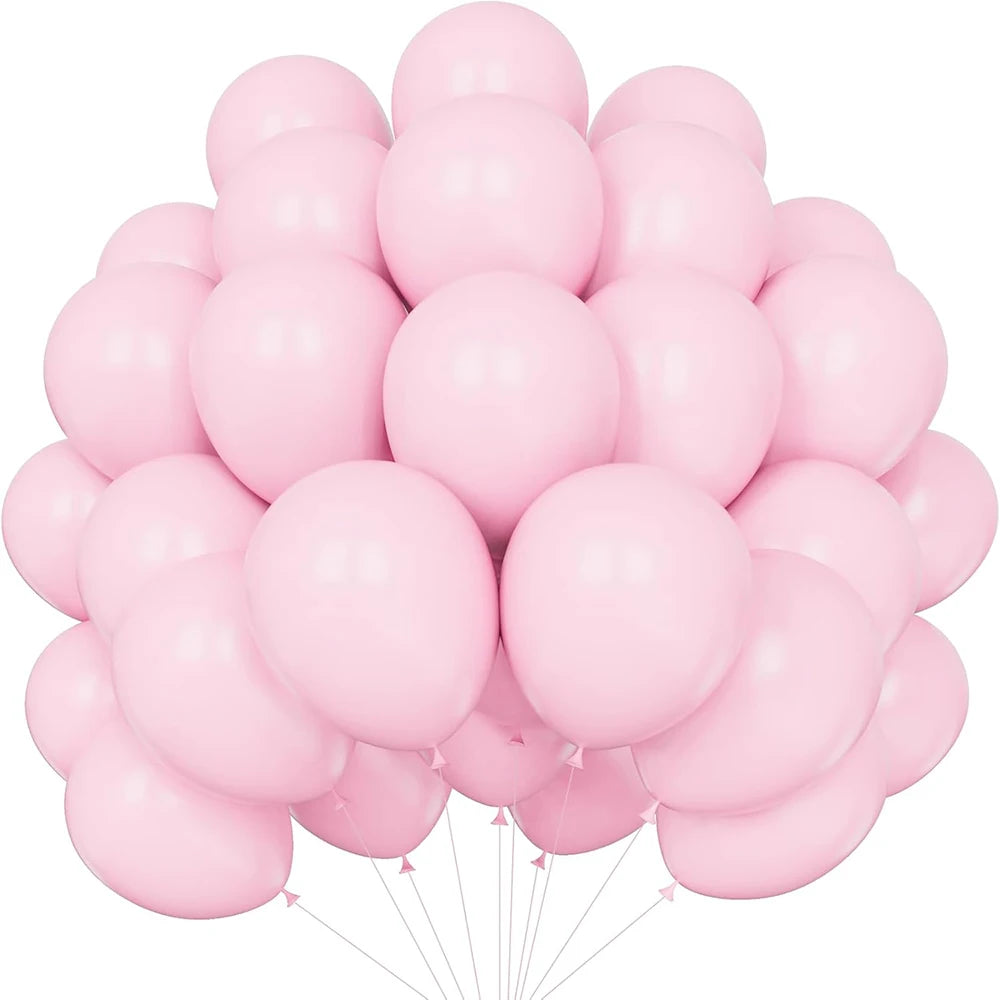 10/20/30/50pcs 10/12inch Blue Balloon Hot Pink Pastel Purple Balloons Baby Shower Globos Decor Birthday Party Wedding Decoration
