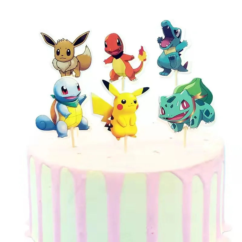 Pokemon Birthday Party Favors Birthday Party Gifts Bracelet sticker gift bag Key chaiSmall gifts for boys and girls gathering