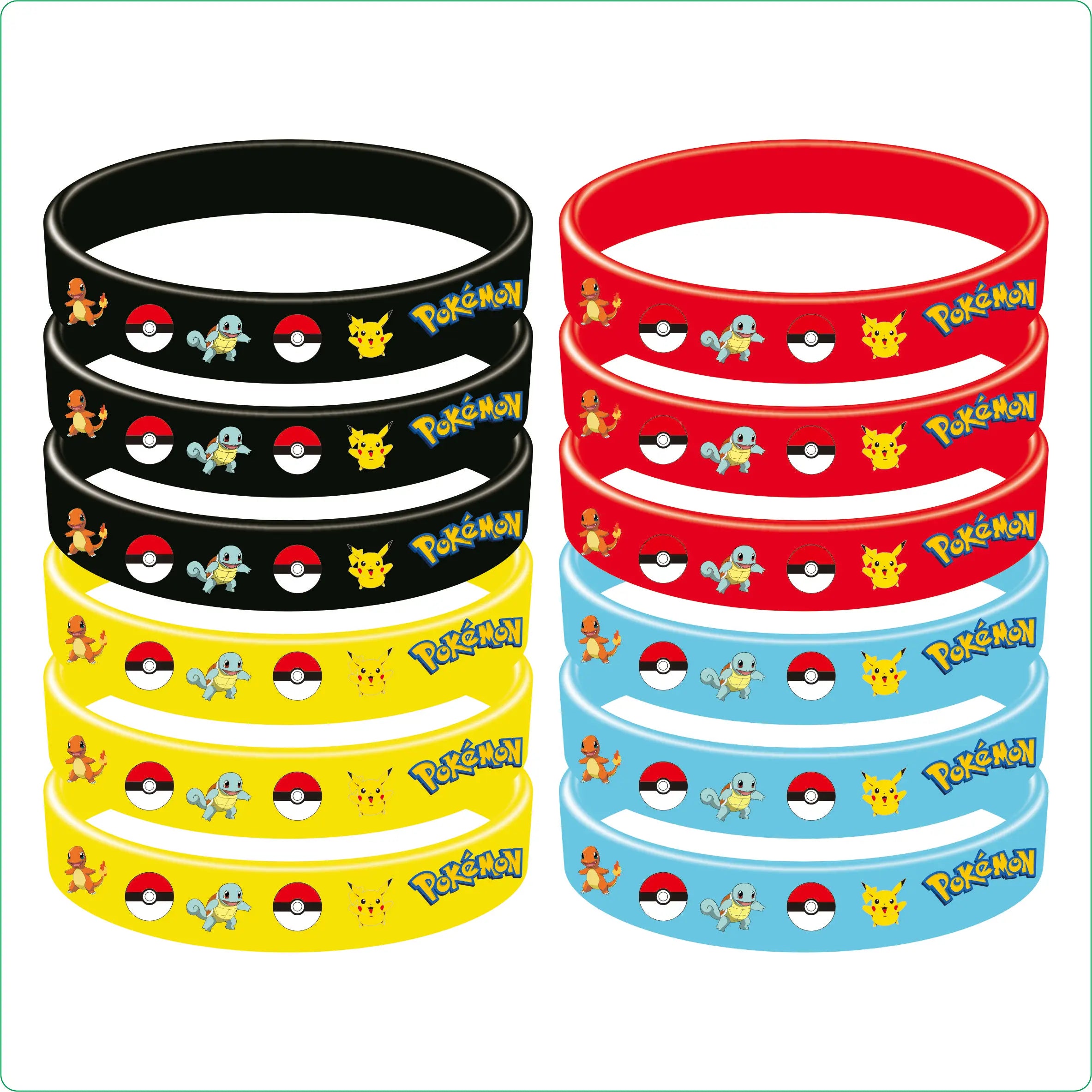 Pokemon Birthday Party Favors Birthday Party Gifts Bracelet sticker gift bag Key chaiSmall gifts for boys and girls gathering