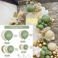 Boho Ballon-Girlande – Naturtöne Sand, Apricot & Braun | Babyparty & Geburtstag