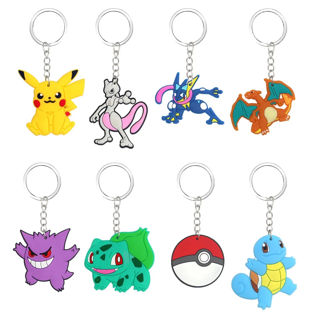 Pokemon Birthday Party Favors Birthday Party Gifts Bracelet sticker gift bag Key chaiSmall gifts for boys and girls gathering