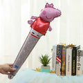 Peppa Pig Theme happy birthday balloons Supplies Long balloon Baby Shower Boys Girls Favors Gift Holding an inflatable stick