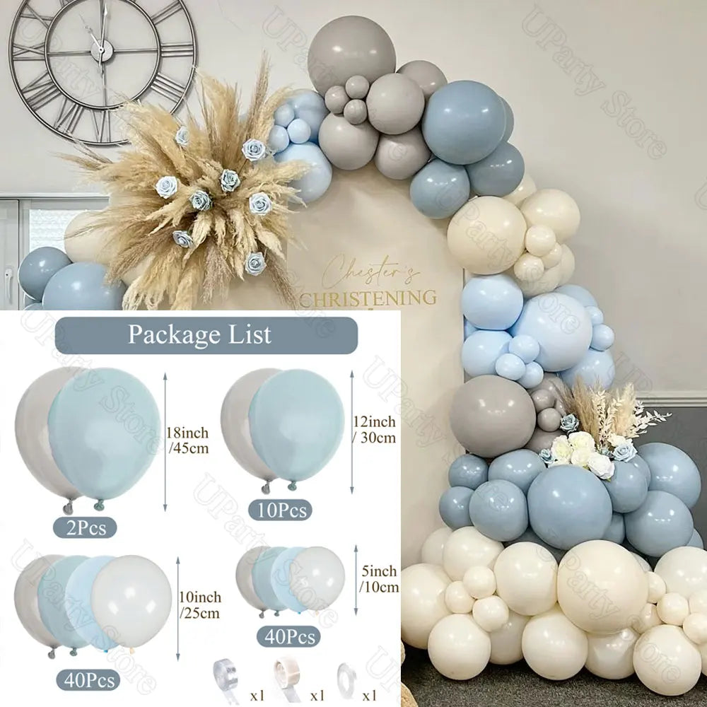 Boho Ballon-Girlande – Naturtöne Sand, Apricot & Braun | Babyparty & Geburtstag