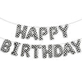 Racing Happy Birthday Ballon Set – Rennwagen Geburtstagsdeko | Folienballon Banner