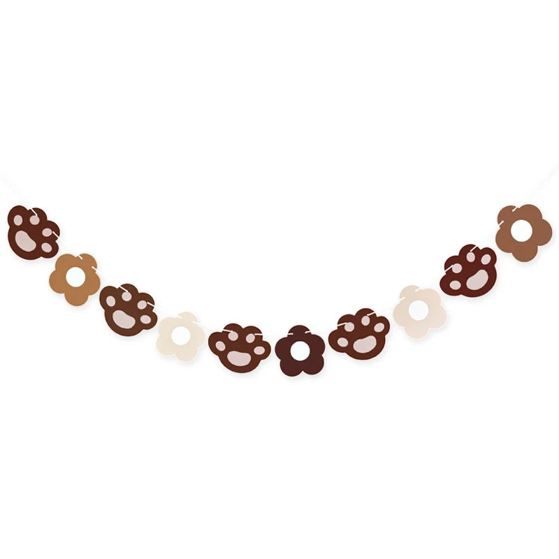 Teddybär Happy Birthday Banner Girlande – Wimpelkette für Kindergeburtstag | 5 Designs