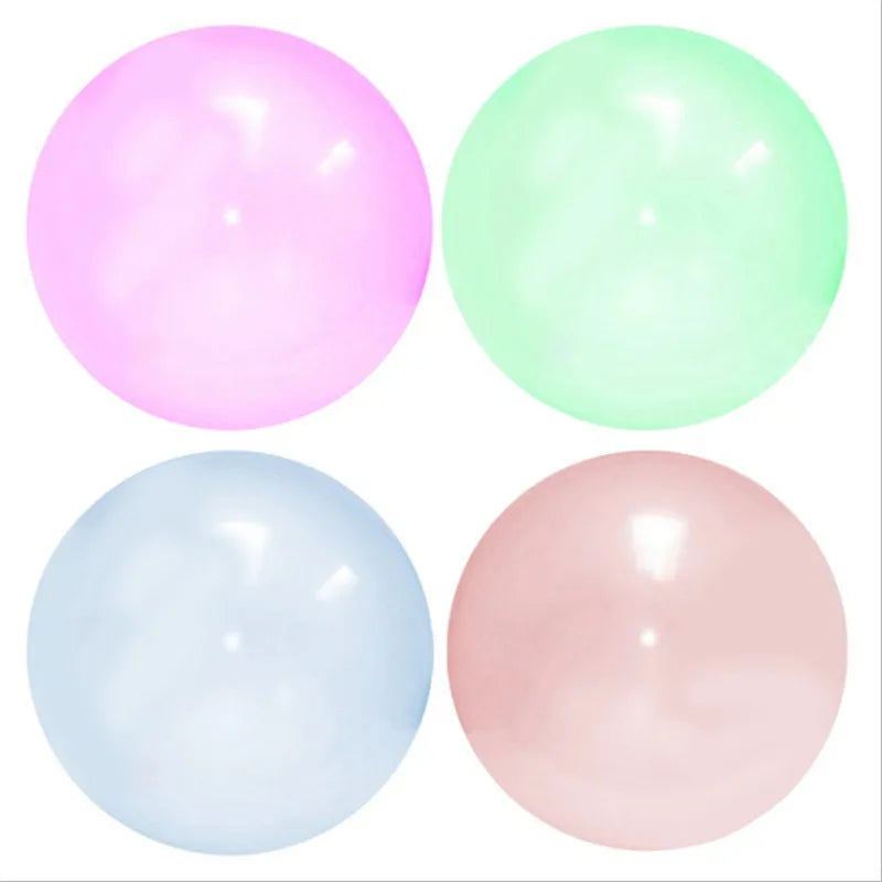120cm Bubble Ball Children Soft Air Water Filled Wuble Bubble Ball Blow Up Balloon Toy  Balloons  Wedding  Birthday  Party