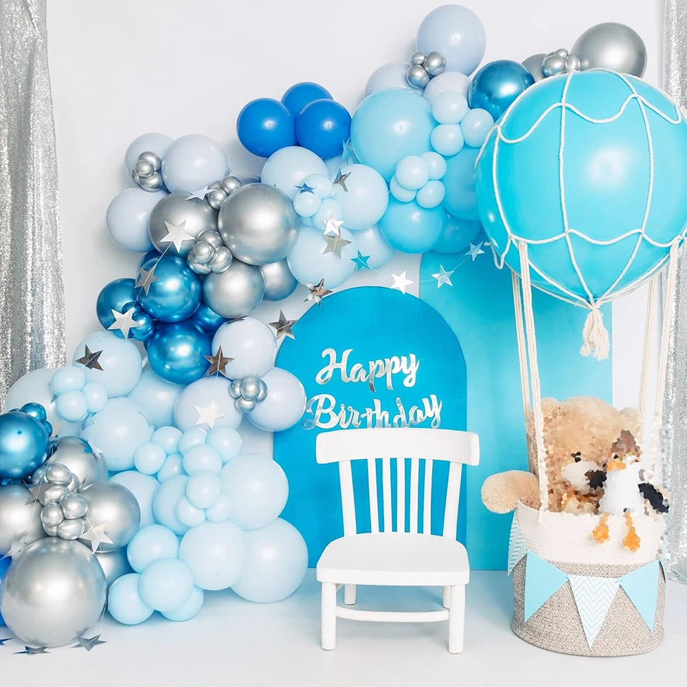 10/20/30/50pcs 10/12inch Blue Balloon Hot Pink Pastel Purple Balloons Baby Shower Globos Decor Birthday Party Wedding Decoration