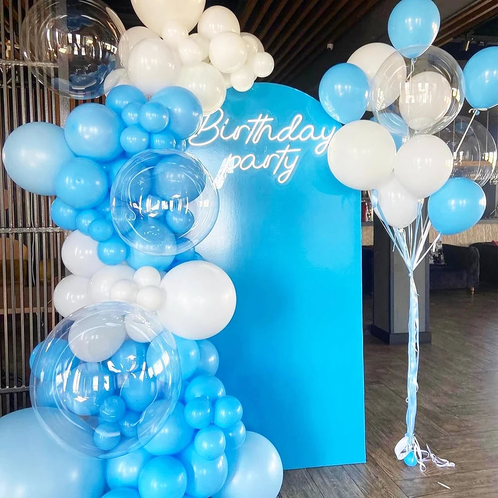 10/20/30/50pcs 10/12inch Blue Balloon Hot Pink Pastel Purple Balloons Baby Shower Globos Decor Birthday Party Wedding Decoration
