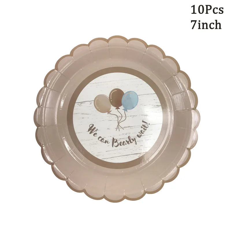 Süßes Bären Banner 1. Geburtstag – Wimpelgirlande für Jungen & Mädchen | Baby Shower & Party Deko | 11 Designs