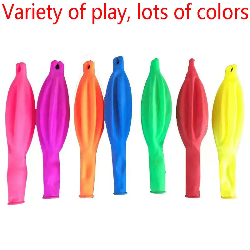 10pcs Decorative balloon color Random colored balloon with rubber band latex pat ball wedding photography props party decoration