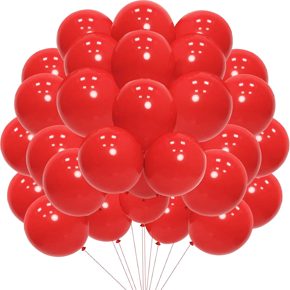 10/20/30/50pcs 10/12inch Blue Balloon Hot Pink Pastel Purple Balloons Baby Shower Globos Decor Birthday Party Wedding Decoration