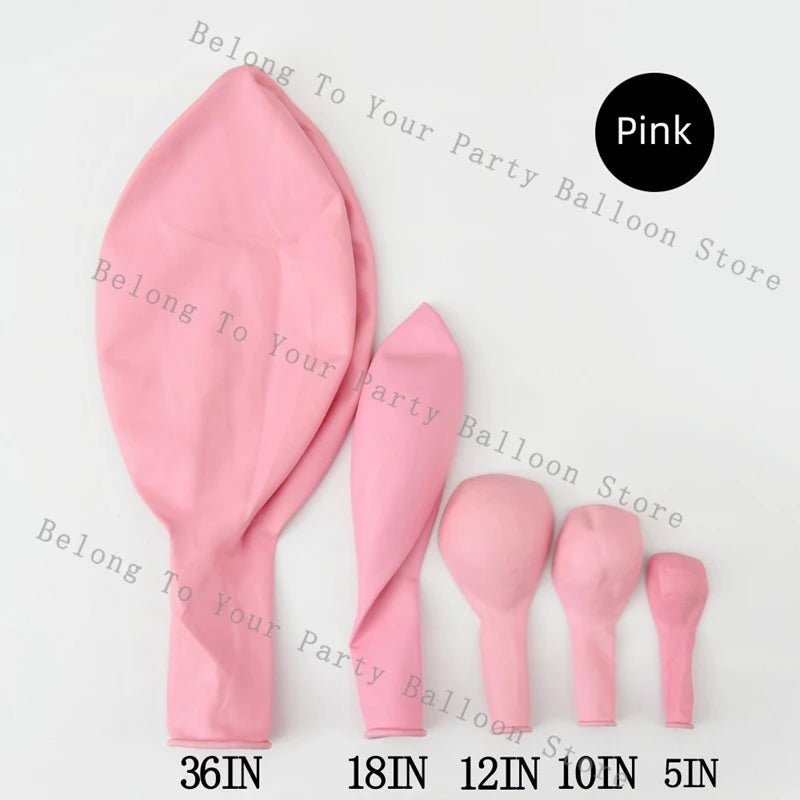 Baby Baptism Balloon Garland Daisy Flower Foil Helium Balloon Arch Kit Gender Reveal Decorations Pink Blue Birthday Party Decor