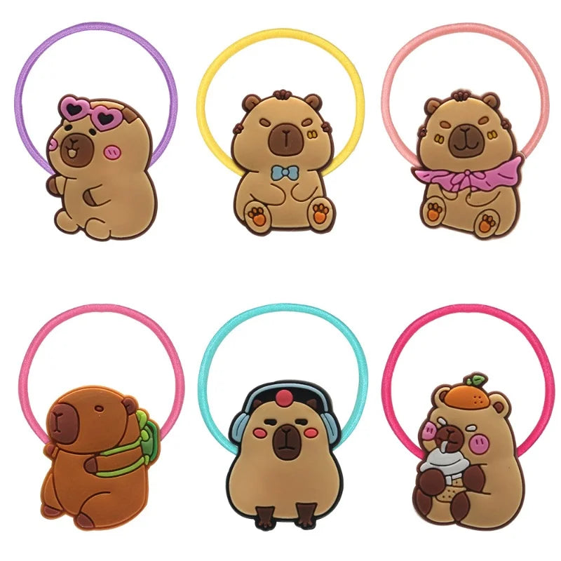 Capybara Birthday Party Decoration Happy Balloons Girl Tablecloth Tableware Surprises Cake Topper Accessories Banner Napkins Set
