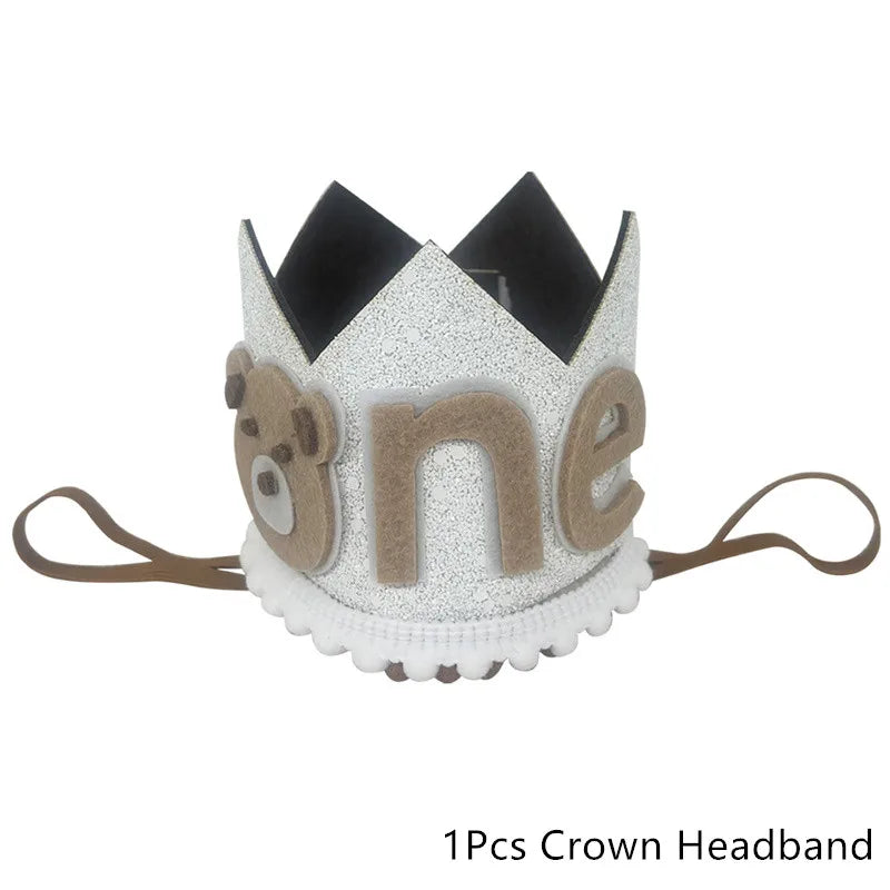 Süßes Bären Banner 1. Geburtstag – Wimpelgirlande für Jungen & Mädchen | Baby Shower & Party Deko | 11 Designs