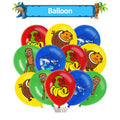 Italian Brainrot Balloons Happy Birthday Tung Tung Sahur Tralalelo Balloons Party Decor Disposable Tableware Cake Topper Toy ﻿