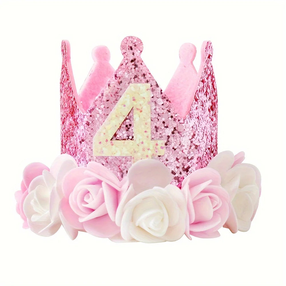 Geburtstagskrone Baby aus Filz – DIY Stirnband für 1., 2. & 3. Geburtstag | Babyparty