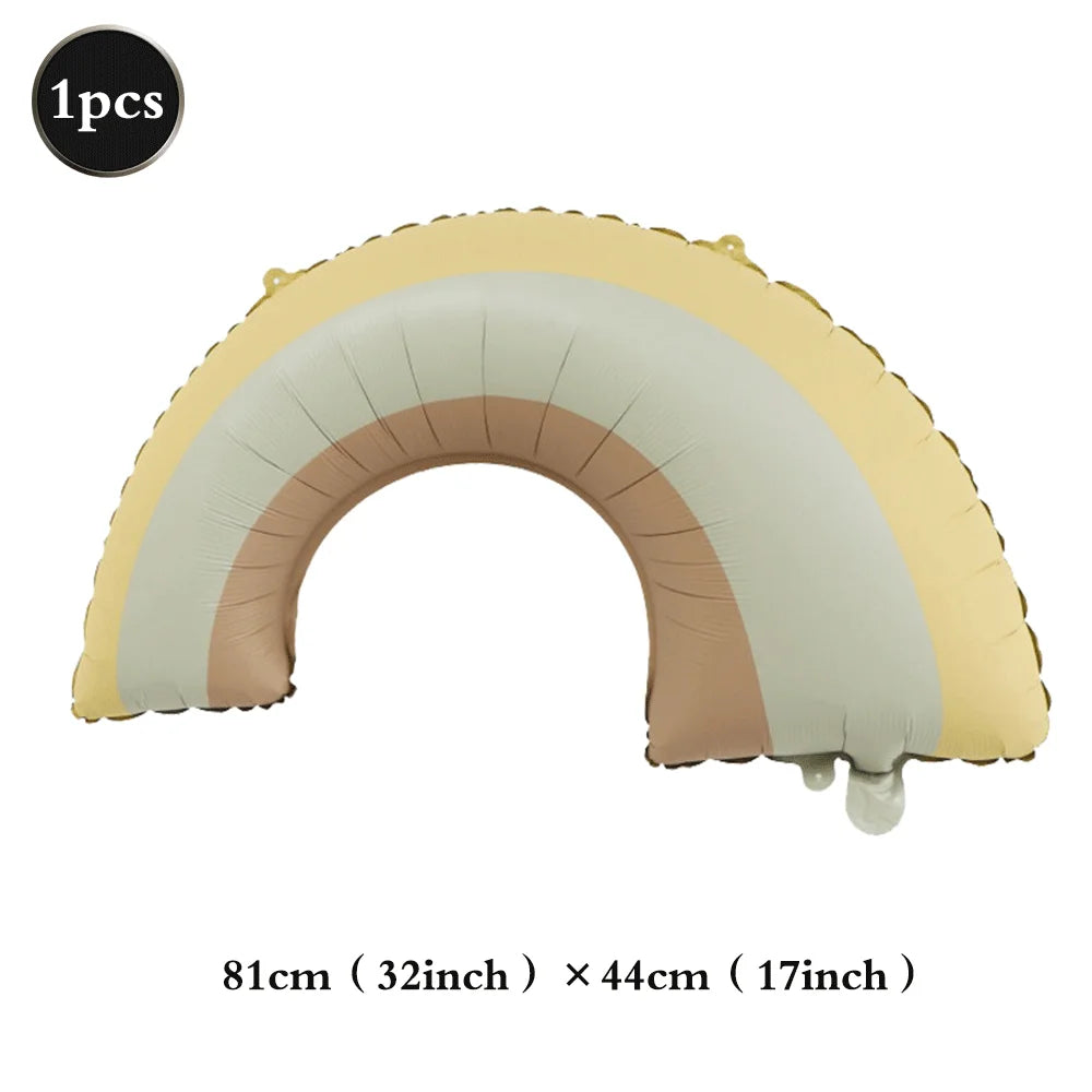 Teddybär Folienballon Set – Süßer Cartoon Bär in Rosa & Creme | Kindergeburtstag & Babyparty
