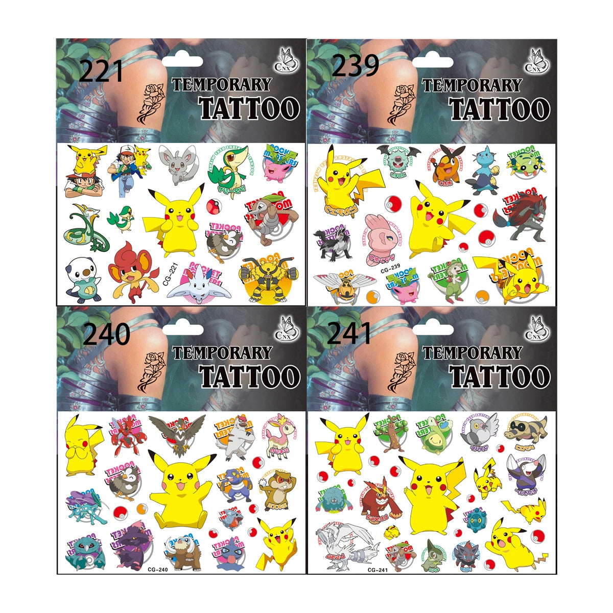 Pokemon Birthday Party Favors Birthday Party Gifts Bracelet sticker gift bag Key chaiSmall gifts for boys and girls gathering