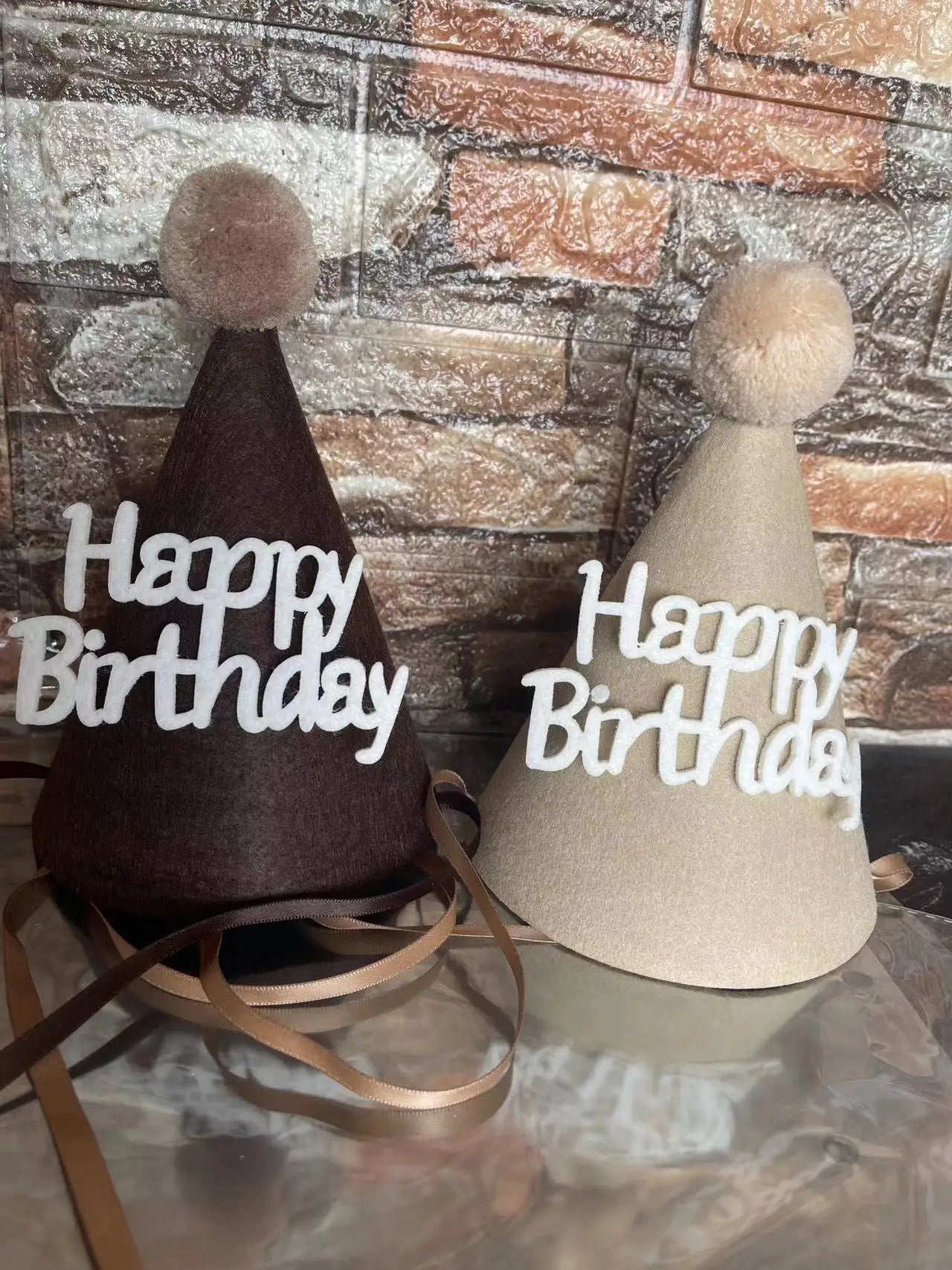 Birthday hat, Happy Birthday hat, 100th day, 1st birthday hat, children's party decoration, photo props，birthday gift