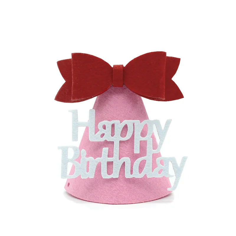 Birthday hat, Happy Birthday hat, 100th day, 1st birthday hat, children's party decoration, photo props，birthday gift