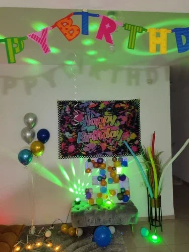 70cm DIY Geburtstags-Zahlen-Deko Set 0–9 mit 30 Ballons – Party Raumdekoration