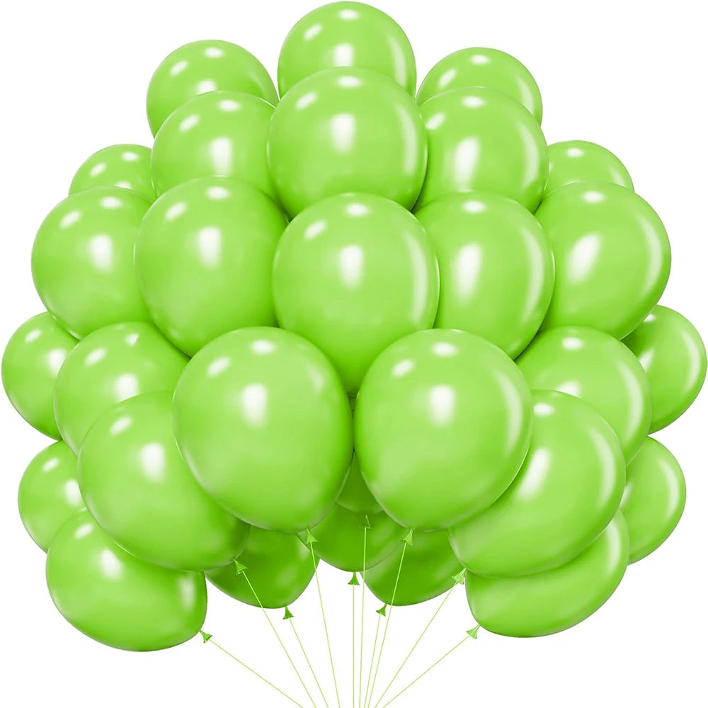 10/20/30/50pcs 10/12inch Blue Balloon Hot Pink Pastel Purple Balloons Baby Shower Globos Decor Birthday Party Wedding Decoration