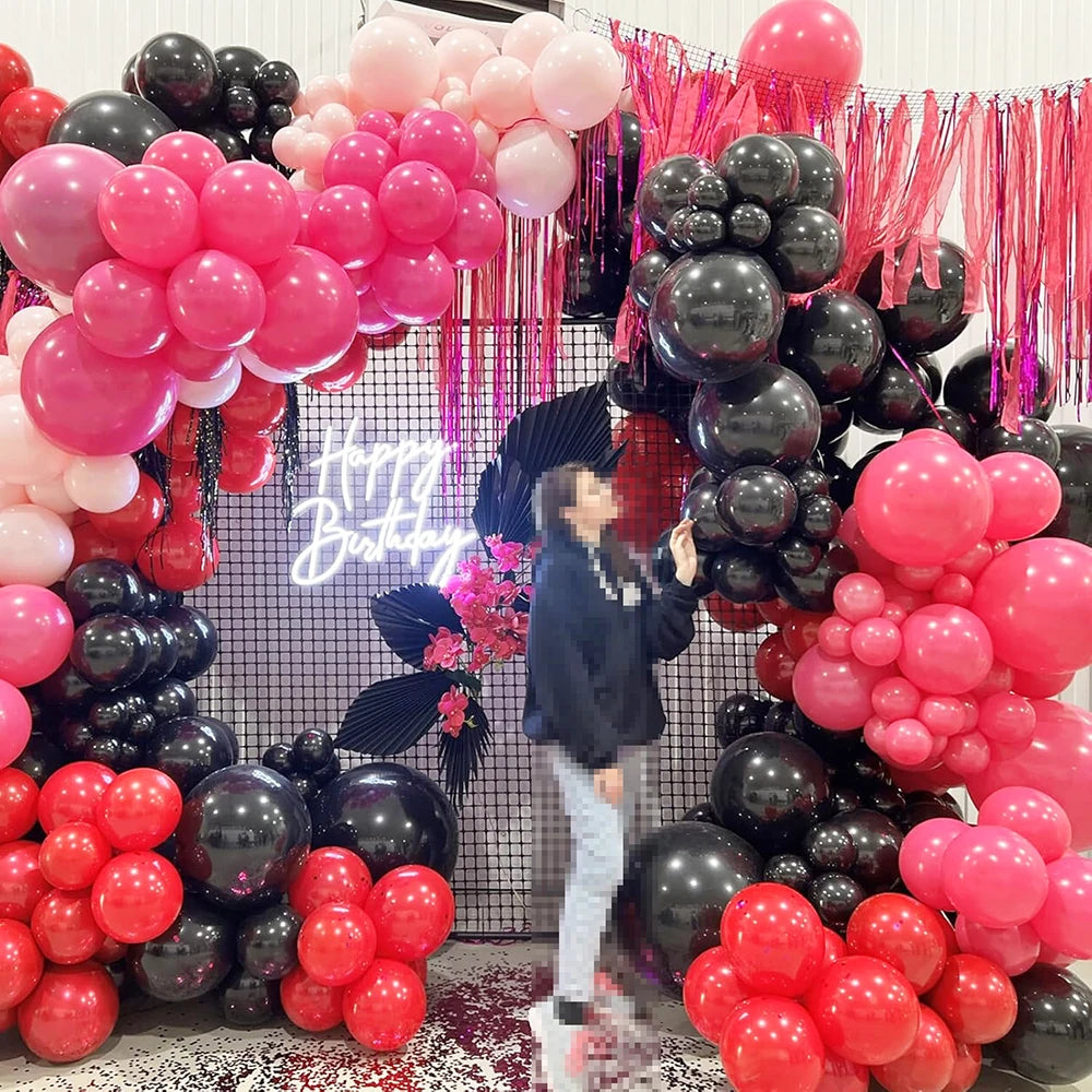 10/20/30/50pcs 10/12inch Blue Balloon Hot Pink Pastel Purple Balloons Baby Shower Globos Decor Birthday Party Wedding Decoration