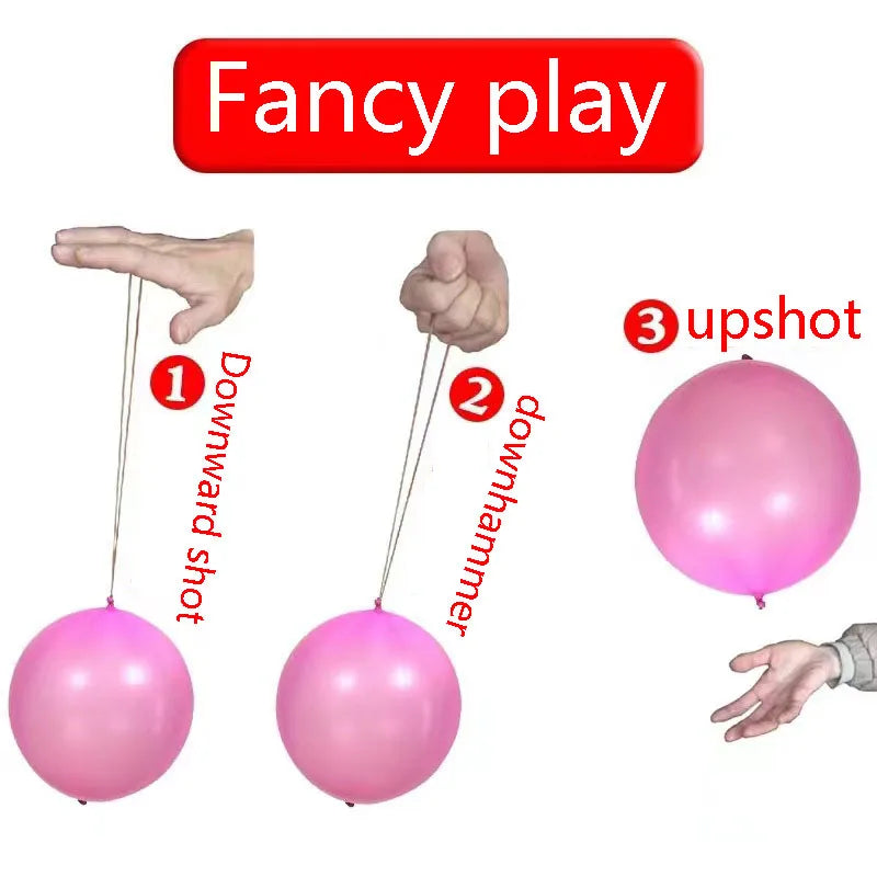 10pcs Decorative balloon color Random colored balloon with rubber band latex pat ball wedding photography props party decoration