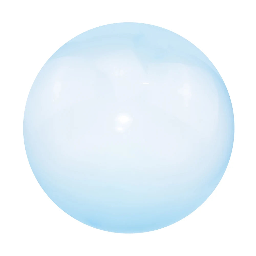 Kids Blow Up Balloon Toy Children Outdoor Soft Air Water Filled Bubble Ball Fun Party Game Summer Gift Inflatable Elastic Ball