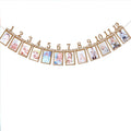 Baby Meilenstein Foto Banner 1–12 Monate – Kraftpapier Wachstumsrekord | 1. Geburtstag Fotorequisite