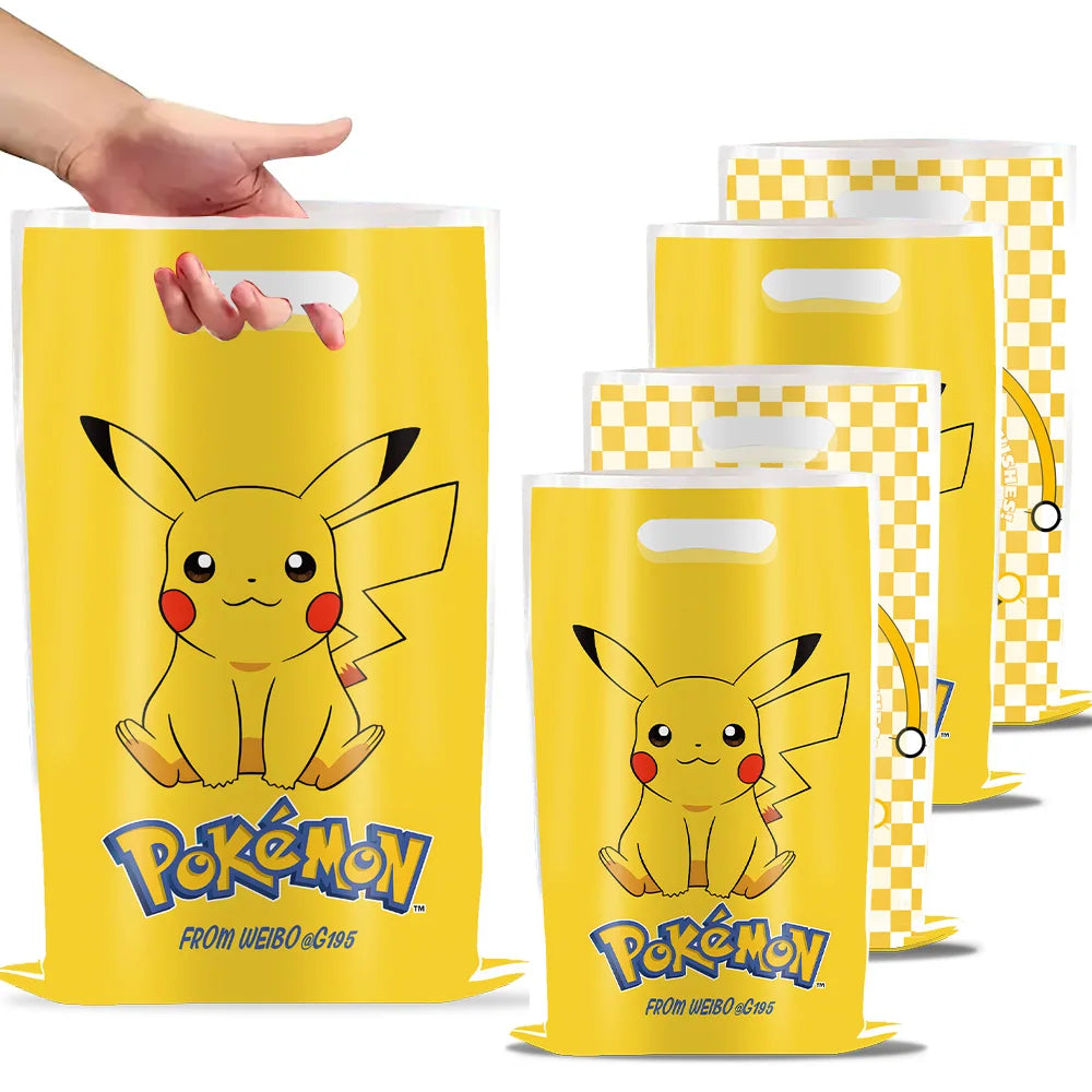 Pokemon Birthday Party Favors Birthday Party Gifts Bracelet sticker gift bag Key chaiSmall gifts for boys and girls gathering