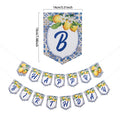 Happy Birthday Banner – Zitronen-Deko Set für Kindergeburtstag & Babyparty