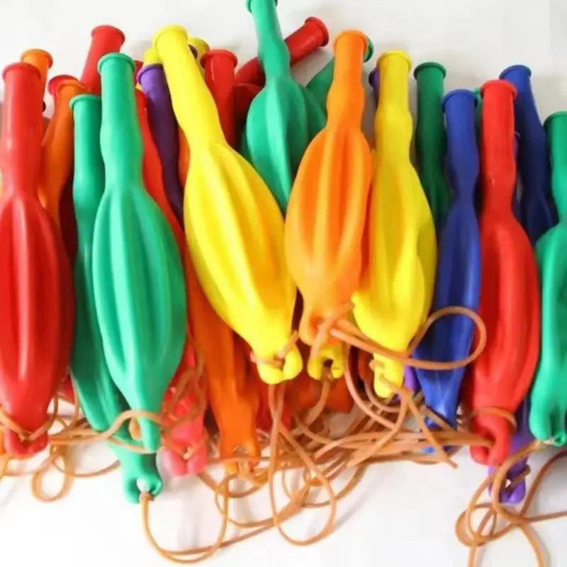10pcs Decorative balloon color Random colored balloon with rubber band latex pat ball wedding photography props party decoration