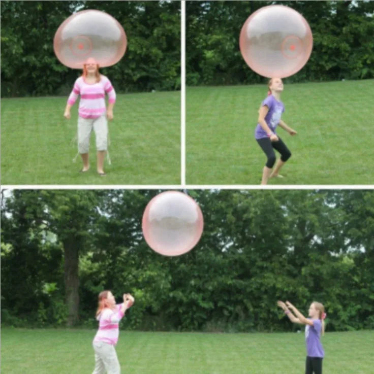 120cm Bubble Ball Children Soft Air Water Filled Wuble Bubble Ball Blow Up Balloon Toy  Balloons  Wedding  Birthday  Party
