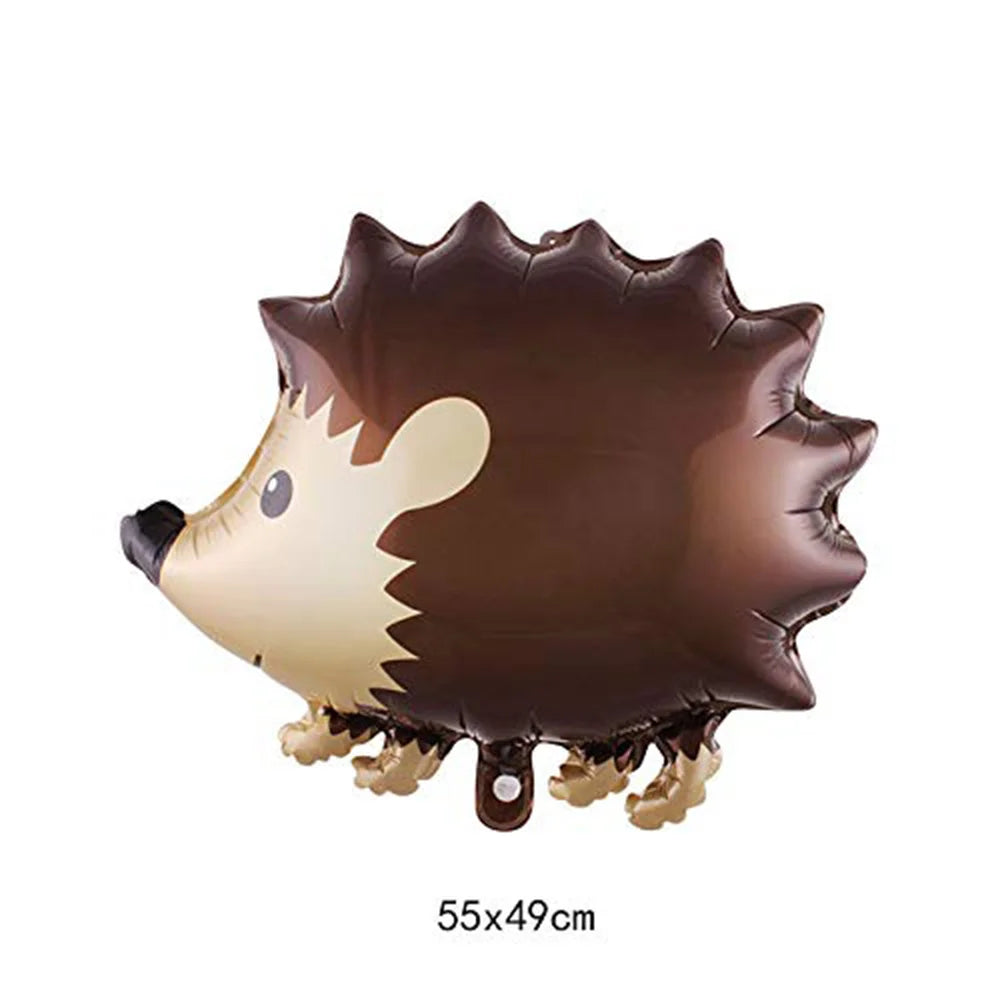 Woodland Animal Balloons Woodland Themed Baby Shower Birthday Fall Party Decor Fox Deer Tiger Bear Forest Animal Mylar Balloon