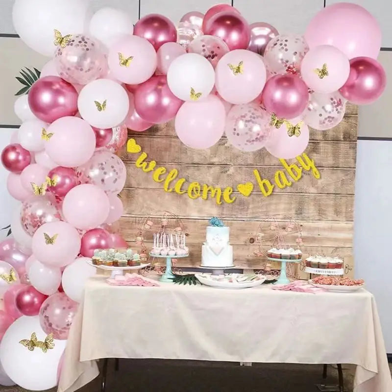 Latex Balloon Birthday Kids Balloon 1st One Year Birthday Party Decor Baby Shower Christening Ballon Wedding Event Baloon Globos